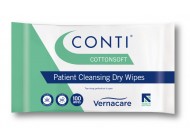 Conti CottonSoft Large Dry Wipes 30x28cm x 1 Box (16 packs of 100 per case)